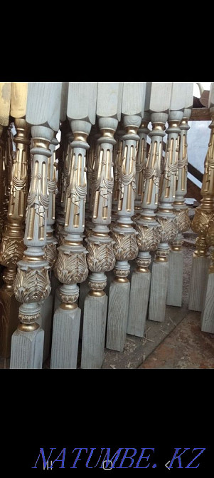 Elite wooden balusters to order Almaty - photo 1