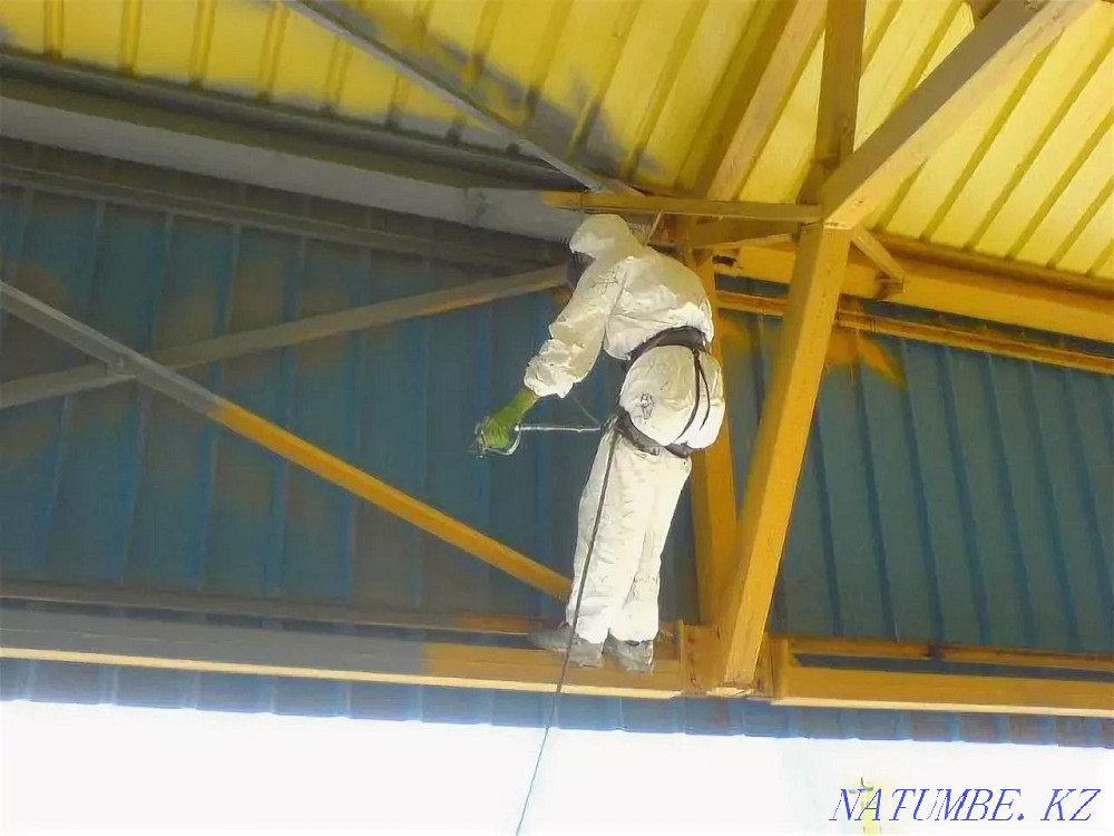 Airless painting of walls, ceilings, fences, roofs, concrete, bricks Astana - photo 2