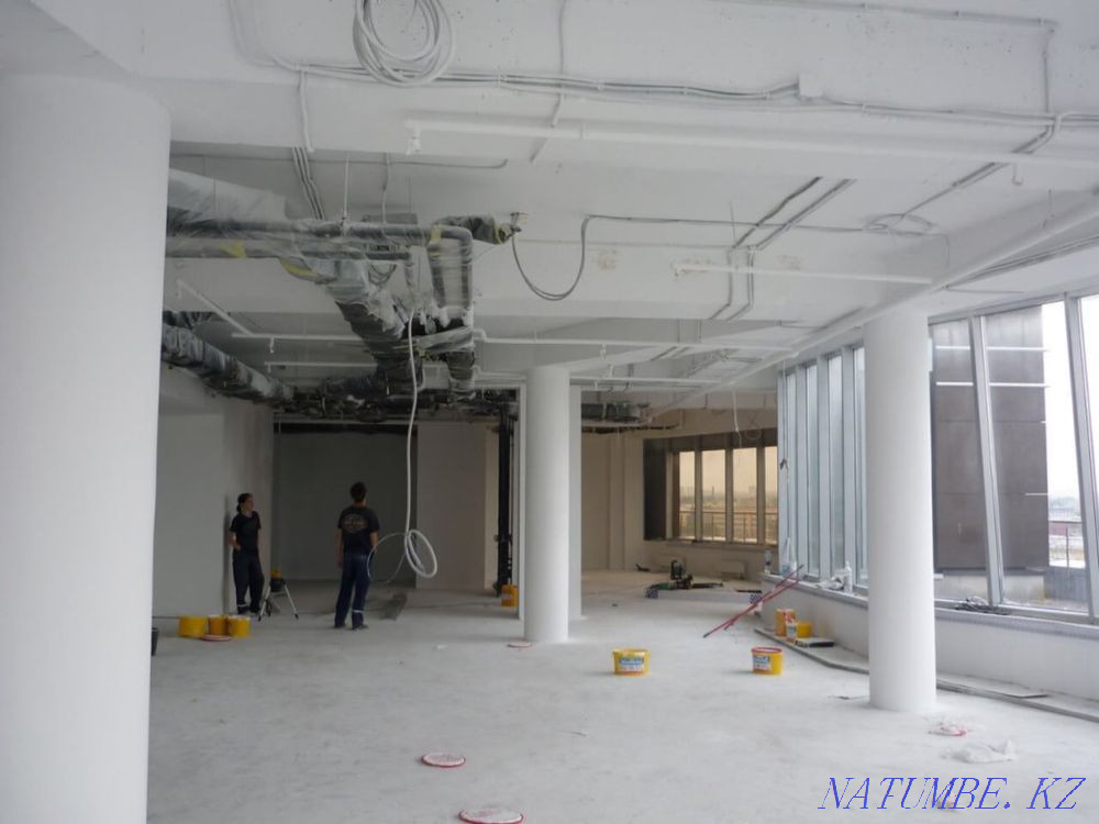 Painting of walls and ceilings of workshops, Warehouse retail premises Almaty - photo 5