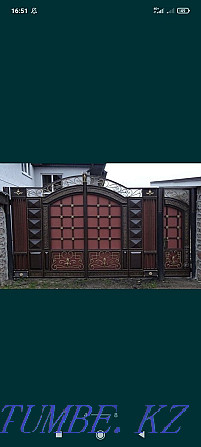 КРАСИМ ВАРОТЫ окна двери решетки навесы Варота красклеймиз Кызылорда - изображение 5