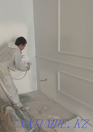 High-quality airless painting of walls, ceilings, repairs Astana - photo 2