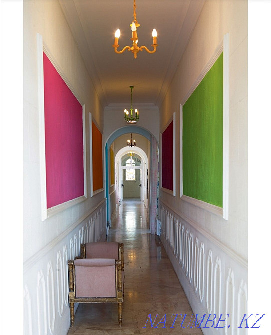 Painting Whitewashing walls and ceilings moldings airless painting Almaty - photo 3