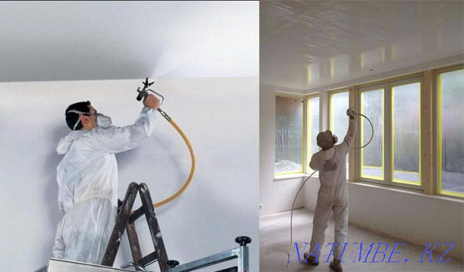 Mechanized emulsion application Airless Painting Almaty - photo 1