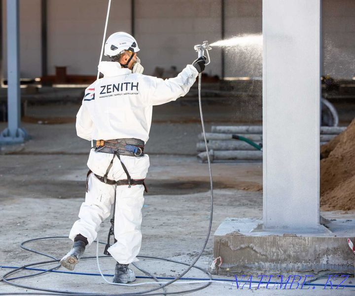 Fire-retardant treatment of metal structures. Fire protection of metal Almaty - photo 1