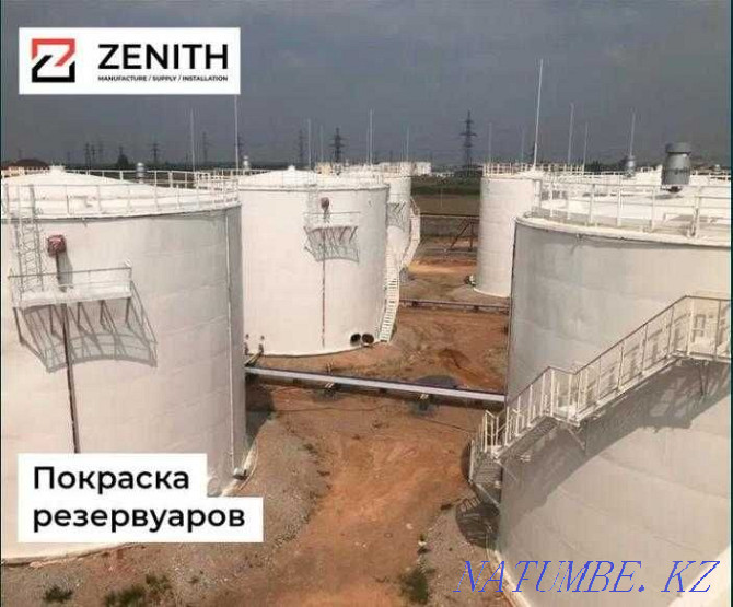 Painting of RVS/RGS tanks in Nur-Sultan. Warranty from 2 years Astana - photo 2