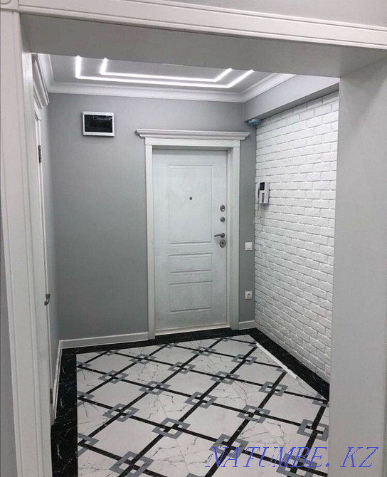 Покраска Побелка стен и потолков безвоздушная покраска Алматы - изображение 2