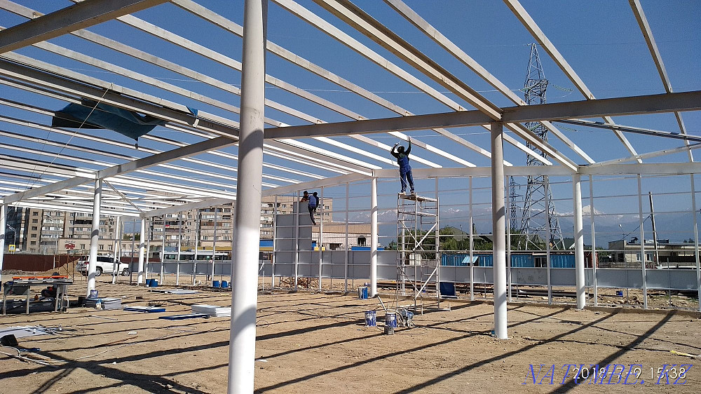 Покраска крыши, металла конструкций . Талгар - изображение 6