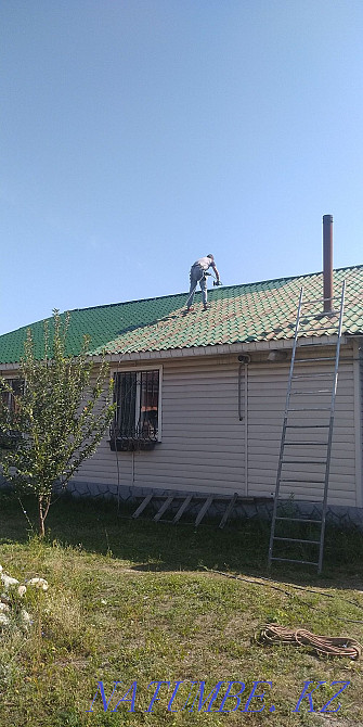 Покраска крыши, металла конструкций . Талгар - изображение 3
