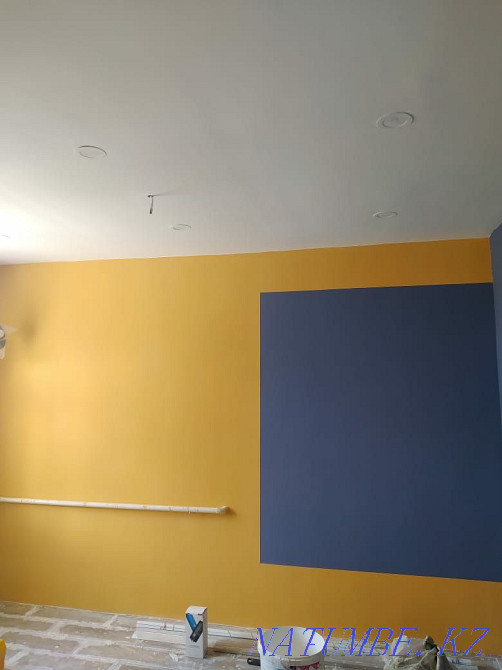 Покраска стен .Побелка поталков.Косметический ремон . Шымкент - изображение 4