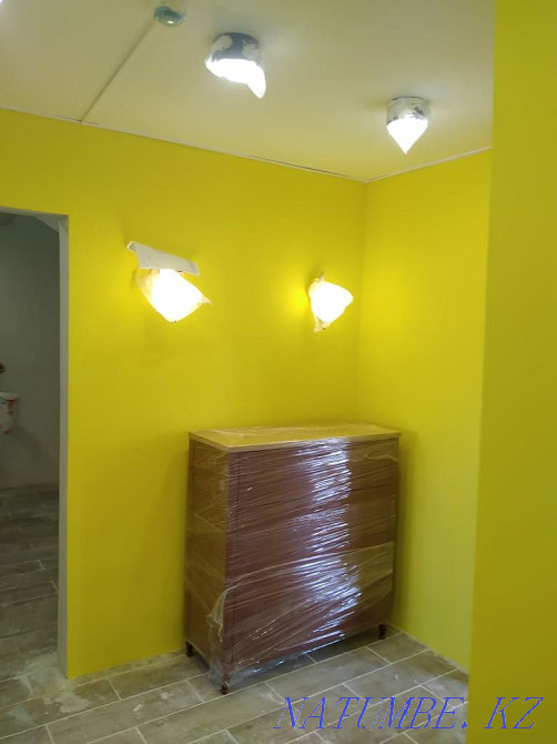 Покраска стен .Побелка поталков.Косметический ремон . Шымкент - изображение 7