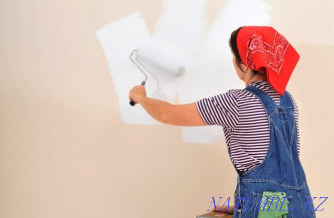Whitewash painting walls and ceilings Shymkent - photo 1