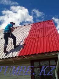 Airless roof painting Almaty - photo 1