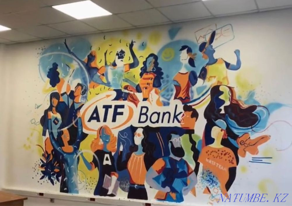 Wall art, graffiti Almaty - photo 1