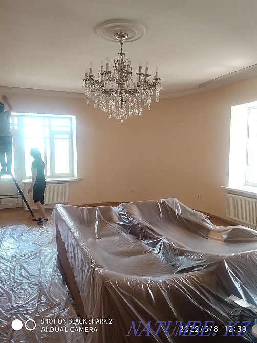 Whitewashing from 250, painting (moldings, stencils, abstractions) Astana - photo 5
