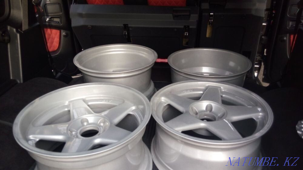 Wheels painting (polymer-powder) Sandblasting Astana - photo 3