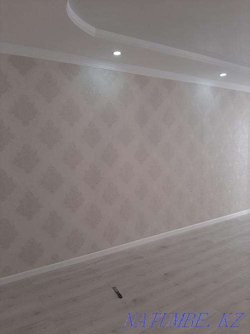 Wallpapering. Painting ceilings and walls. Aqtau - photo 1