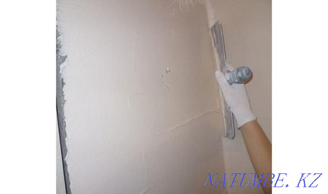 Euro repair wall painting, gesso, putty Shymkent - photo 4