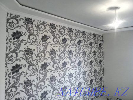 Euro repair wall painting, gesso, putty Shymkent - photo 2