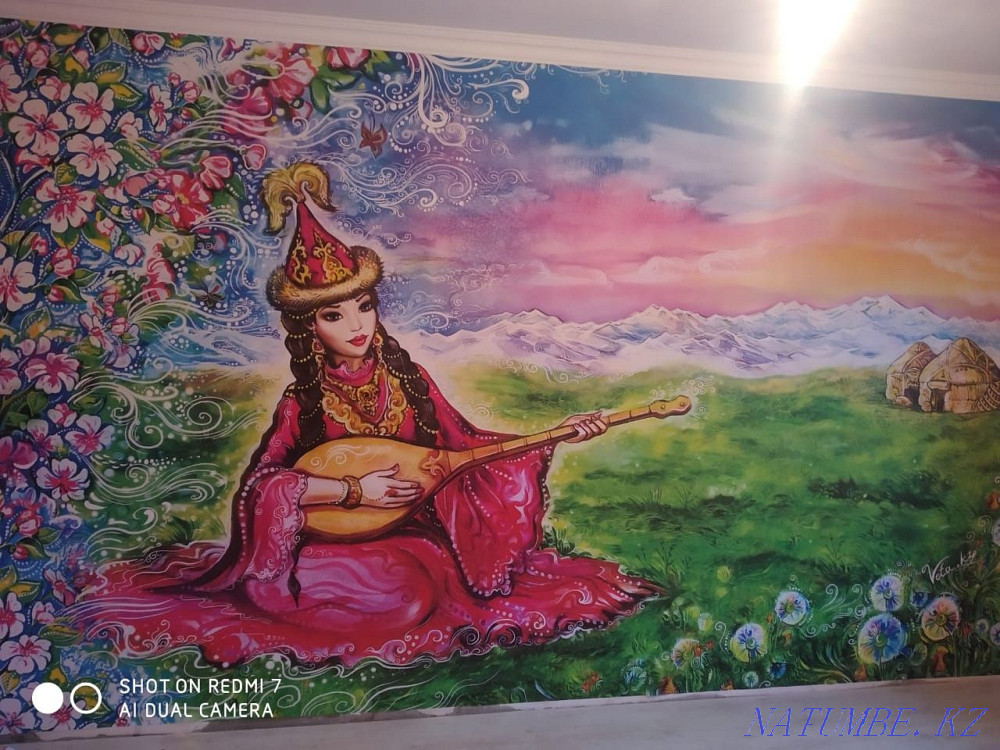 Euro repair wall painting, gesso, putty Shymkent - photo 7