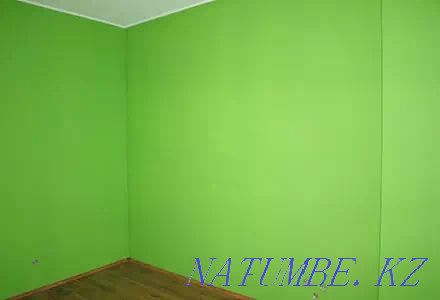 Euro repair wall painting, gesso, putty Shymkent - photo 3