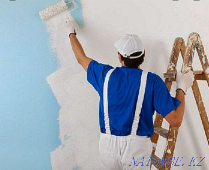 Painter, wall painting, wall whitewashing Almaty - photo 1