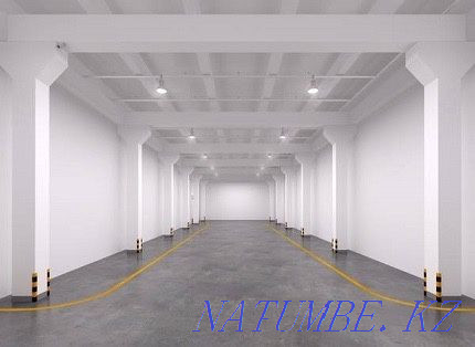 Painting whitewashing of walls and ceilings Hangars Warehouses Workshops retail premises Almaty - photo 5