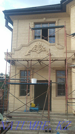 We make facade liquid travertine on any complexity Taraz - photo 8