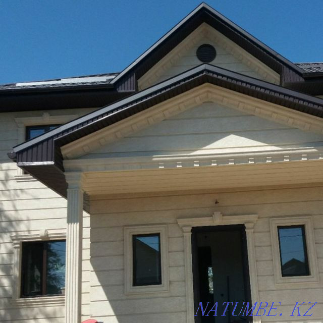 We make facade liquid travertine on any complexity Taraz - photo 2