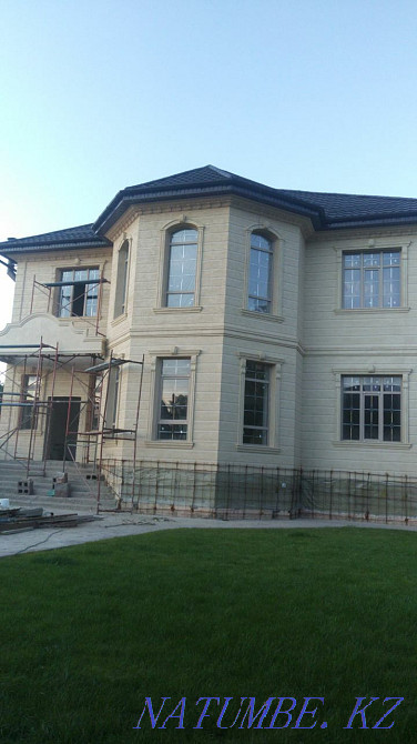 We make facade liquid travertine on any complexity Taraz - photo 6
