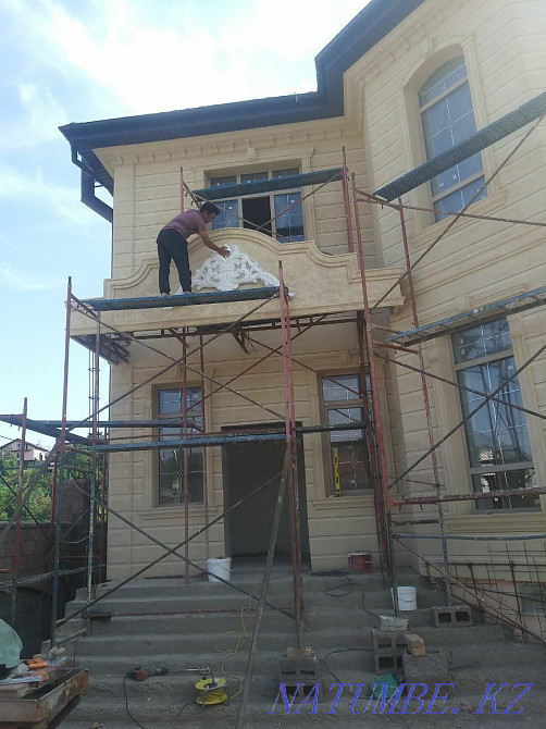 We make facade liquid travertine on any complexity Taraz - photo 7