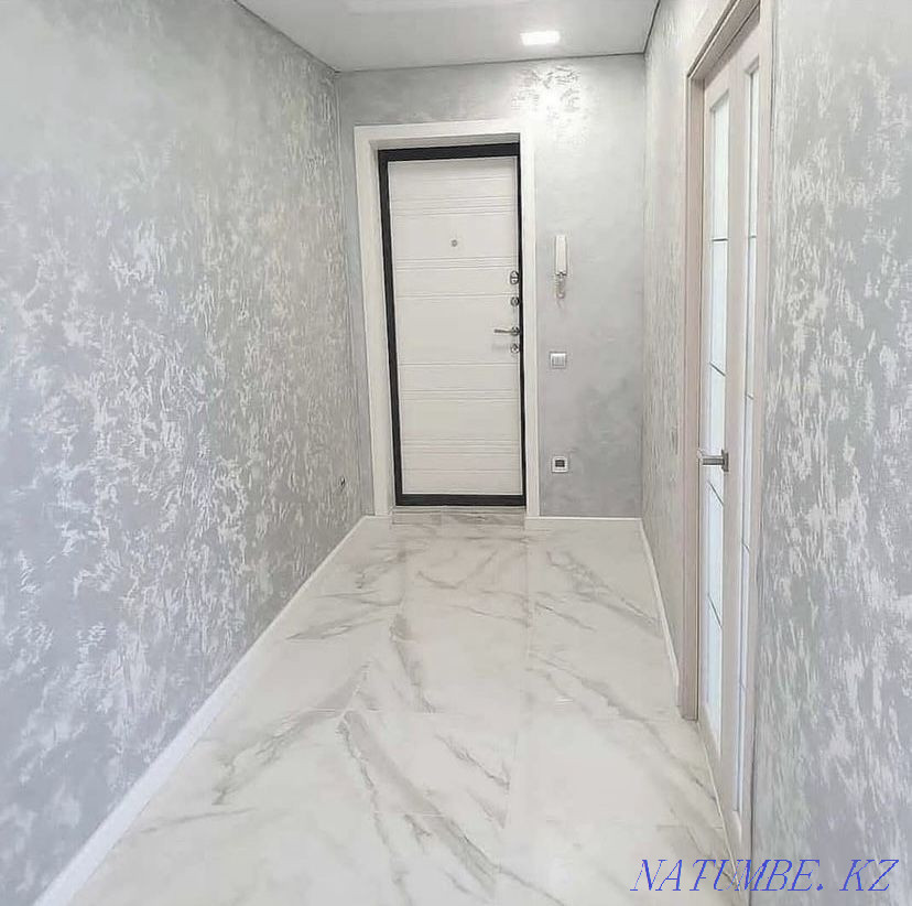 Ремонт квартир: покраска стен и потолков, поклейка обоев и галтели Астана - изображение 4