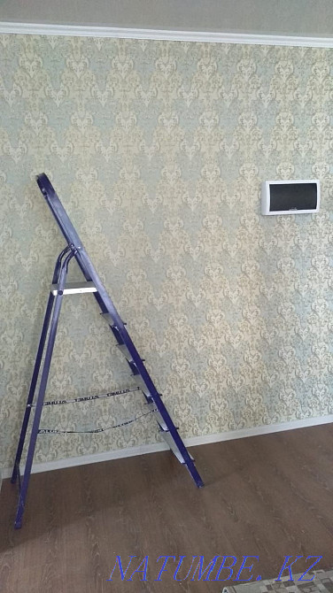 Профессиональная поклейка обоев, закатка водоэмульсией. Алматы - изображение 2