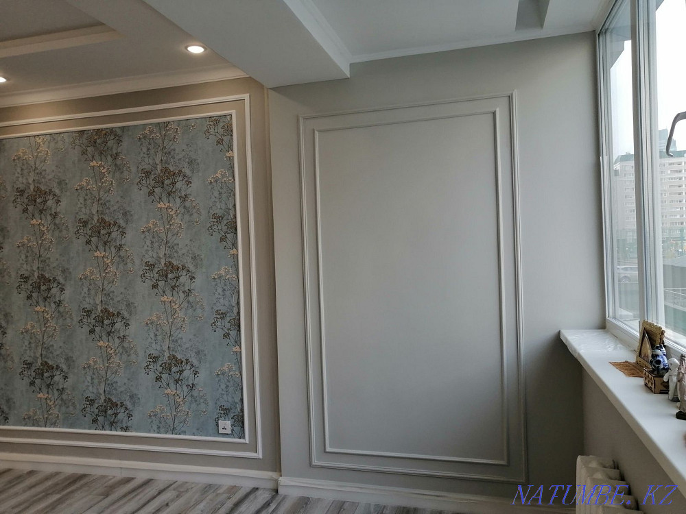 Wall painting. Whitewashing of ceilings. Cosmetic renovation of apartments. Astana - photo 7