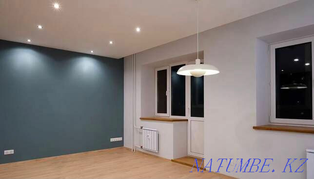 Левкас стен, покраска стен,побелка,закатка Алматы - изображение 5