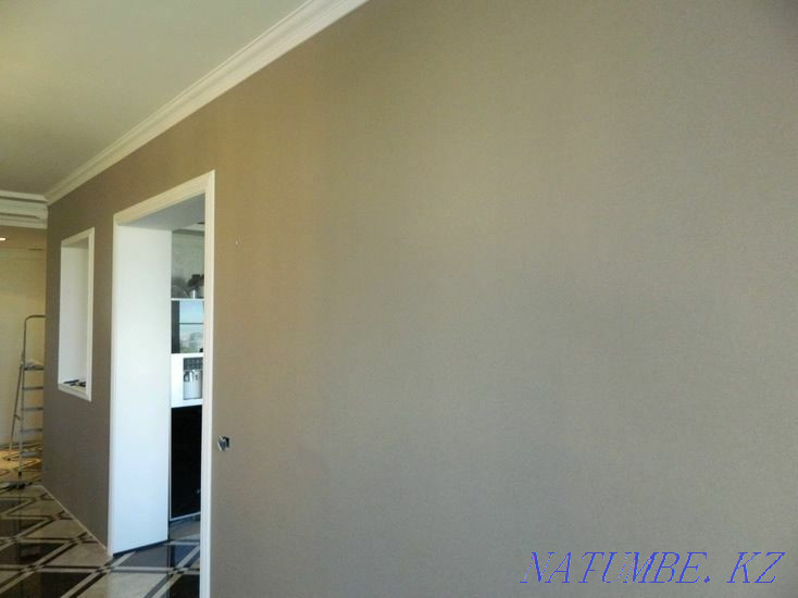 Левкас стен, покраска стен,побелка,закатка Алматы - изображение 6