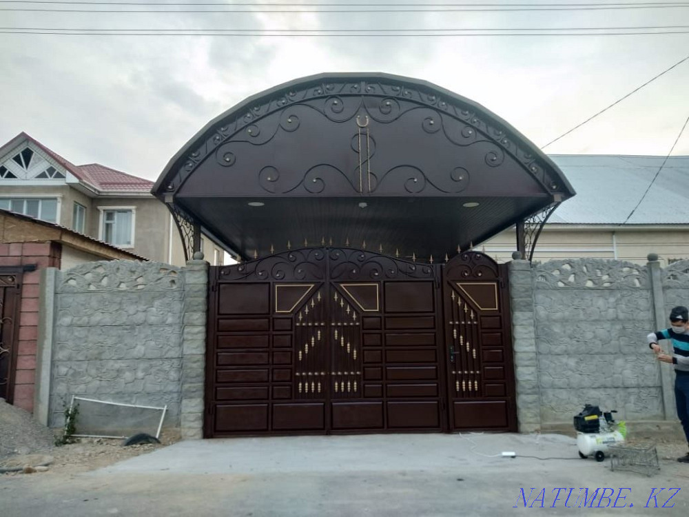 Покраска ворот.  - изображение 5