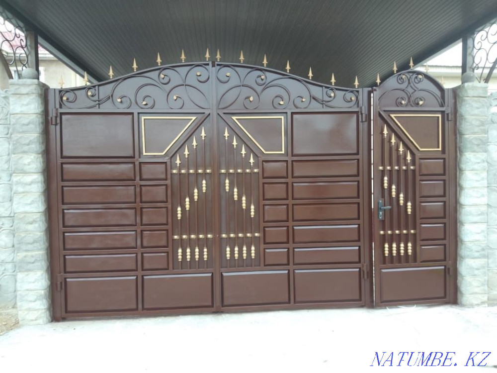 Покраска ворот.  - изображение 6