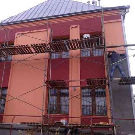 Покраска фасада дома Шымкент