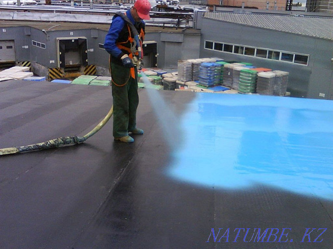 Roof waterproofing with liquid rubber in Almaty Almaty - photo 1