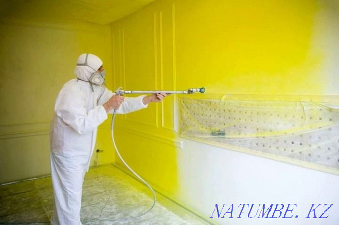 Painting whitewash airless Almaty - photo 3
