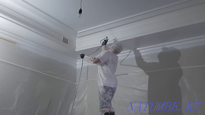 Painting whitewash airless Almaty - photo 5