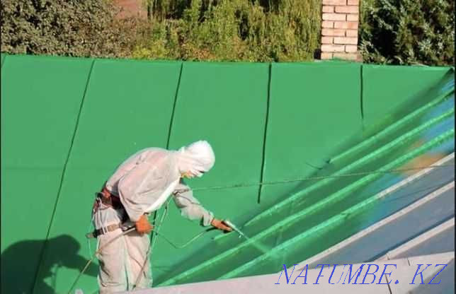 Painting works (painting), walls, fences, roof painting and others. Almaty - photo 3