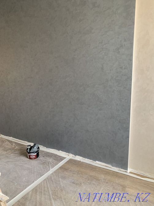 Покраска Ламинат Эмульсия Побелка Обои Шелк Молдинг Эмульсия Шымкент Шымкент - изображение 7