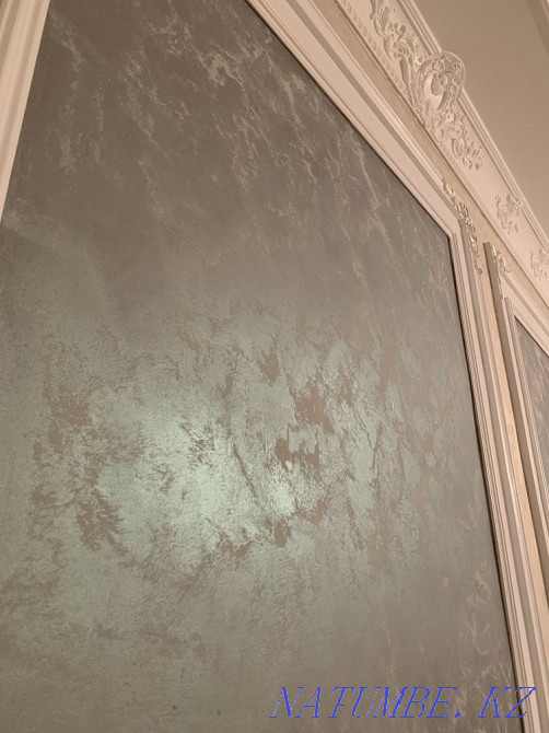 Покраска Ламинат Эмульсия Побелка Обои Шелк Молдинг Эмульсия Шымкент Шымкент - изображение 3