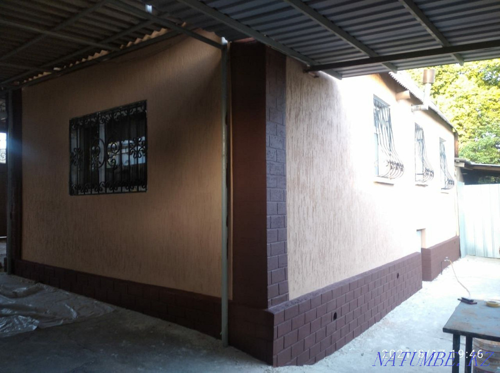 Эмульсия (закатка эмульсией ) покпаска эмульсией стен потолков домов. Шымкент - изображение 4