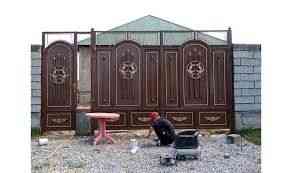 Покраска ворот Кызылорда