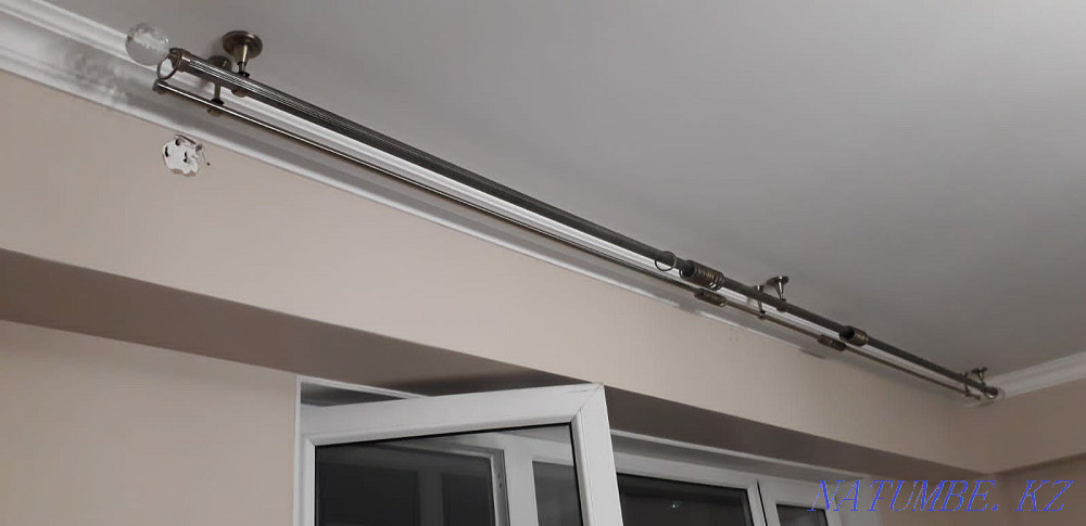 Орнату, карниздер, перделер, карниздер, кез келген күрделіліктегі механизмдер  Астана - изображение 1