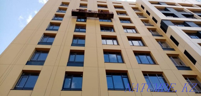 Installation of facades | installation work | travertine | granite Astana - photo 5