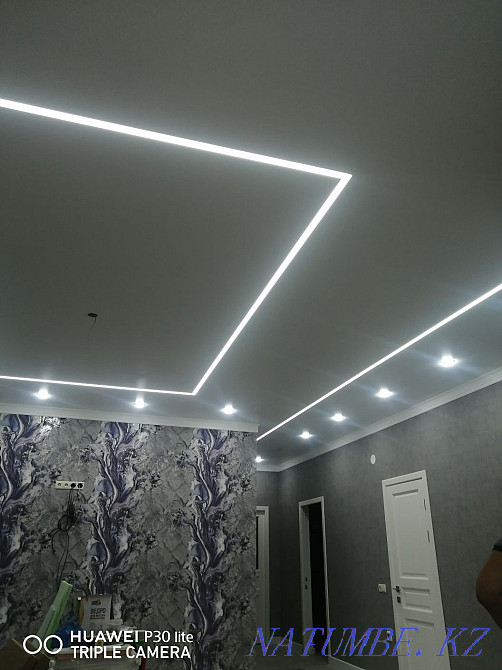 Натяжной потолок Натяжной потолки1300т Атырау - изображение 2