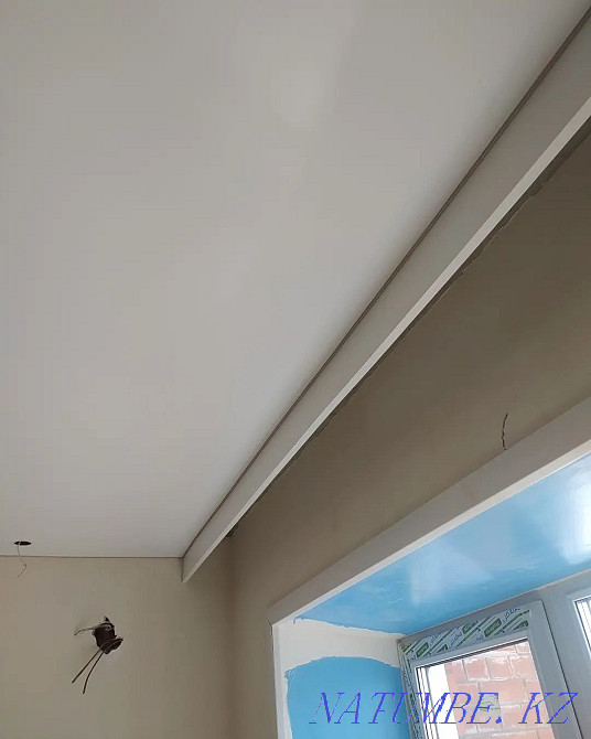 Натяжные потолки ,только Бельгия ,ниша любого формата Костанай - изображение 1